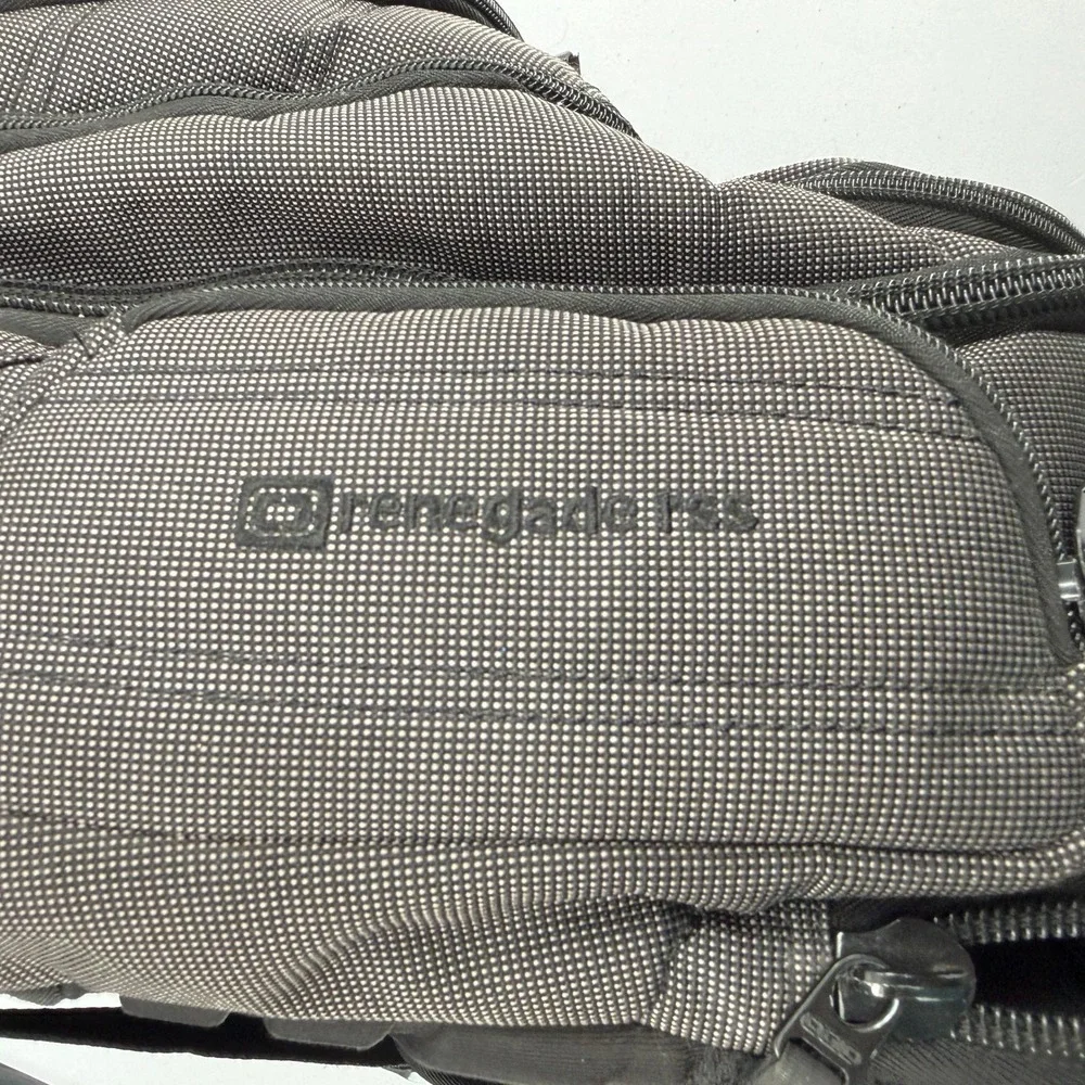 OGIO Renegade RSS Backpack Mens OS Black Gray Laptop Tech Travel Carry on Bag